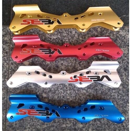 Red blue silver golden black 243mm 231mm plane type inline skate frames base for SEBA HV, 8 skating bolts as gift