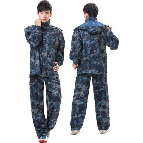 Professional Adult Raincoat Outdoor Thicker Heavy Water Gear Rain Coat Fashionable Waterproof Impermeables Rain Gear DK50RC