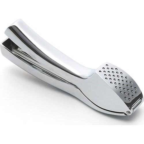 Zinc Alloy Handheld Garlic Press Clip Household Kitchen Tool