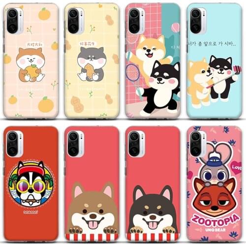 Dog Lovely Phone Case For Xiaomi Mi 11 10T 10T Pro 10 S lite Ultra 9T 9 8 Note 10 Pro Poco F3 F2pro X2 Silicone Cover