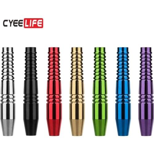 CyeeLife 6pcs 16g Copper Dart Barrels Replacement Shafts Grip For Soft Tip Dart And Steel Tip Darts Play Accessories