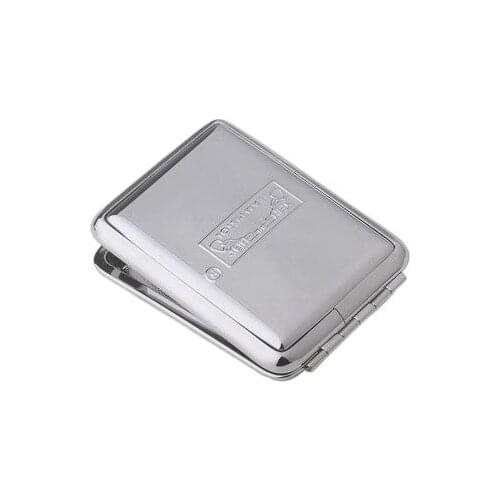 Vintage Stainless Steel Metal Matchbox With Fire Board 65mm*48mm*12mm