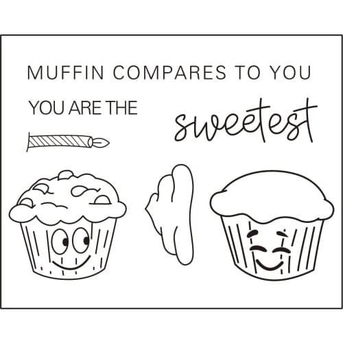 10x8 cake Transparent Clear Stamps Silicone Seals for DIY scrapbooking photo album Card Making