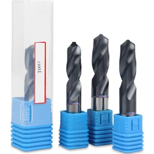 2Pcs High quality 1-12mm Carbide Alloy Tungsten Steel Super Hard Stainless Twist Bit Straight Handle Solid Monolithic Drill