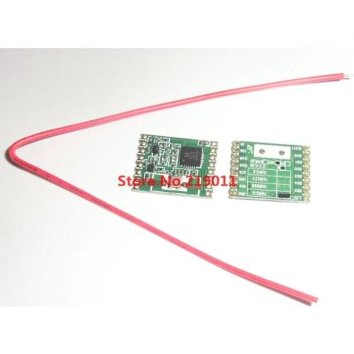 4pcs/lot FSK module RFM69HW 20dBm RF FSK transceiver MODULE 433/868/915MHZ can be selected with wire