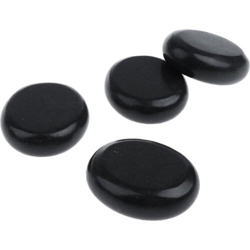 4 Pieces Spa Massager Stones Rock Energy Stone Volcani Stone For Body Facial Shoulder Care