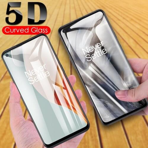 5D Curved Edge Full Cover Tempered Glass Screen Protector For Oneplus Nord N10 5G N100 Toughened Protective Film