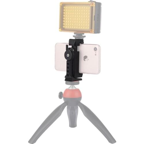 Photo Studio Accessories 360 Degree Rotating Photography Phone Metal Clamp Holder Bracket, For iPhone Xiaomi Huawei Smartphones