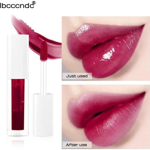 New Beauty 7 Colors Fruit Liquid Lipstick Lip Gloss Long Lasting Waterproof Moisturizing Lip Tint Sweet Korean Makeup