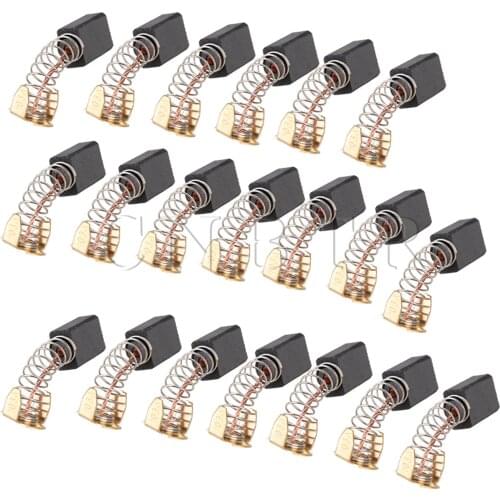 CNBTR 15 x 10 x 6mm Angle Grinder Carbon Motor Brushes Power Tool Components 20pcs