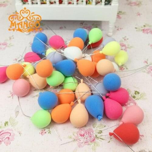 G05-X4643 children baby gift Toy 1:6 Dollhouse mini Furniture Miniature rement clay colorful balloon 3pcs/set