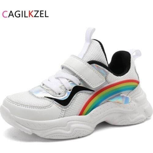 CAGILKZEL 2020 New Childrens Sneakers Kids Sports Shoes for Girl Breathable Mesh Casual Running Shoes Boys Chaussure Enfant