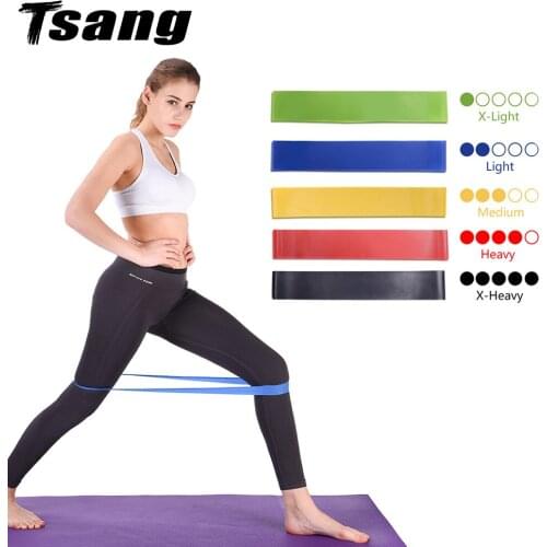 Fitness Yoga Resistance Elastic Bands For Training Rubber Stretching Sport Loop Exercise Workout Power Elastic Bands Equipment
