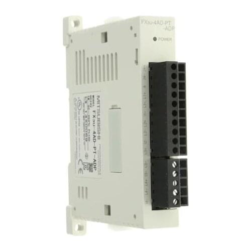 FX3U-4AD-PT-ADP MELSEC FX PLC I/O Module - 4 (PT100) Inputs, 5 → 24 V dc