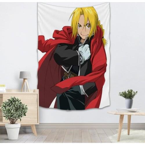 Tapestry Fullmetal Alchemist Tapestry Wall Hanging Tapestries Forest Wall Carpet Bedspread Yoga Mat Blanket Bed Table Cloth