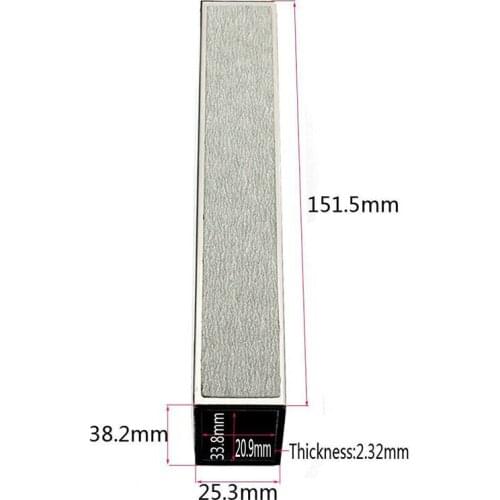 Fret Sanding Beam Leveler for Guitar Bass Luthier Tool with 4 Sanding Papers Aluminum ASD88