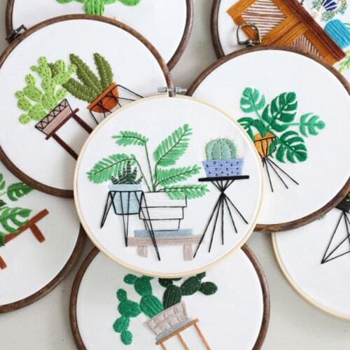 DIY Embroidery Ribbon Set European-style Plant Flowers 3D Embroidery Sewing Kit Cross-stitch Crafts Hand-stitched Decoration