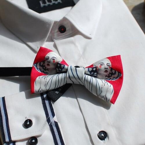 New Free Shipping fashion 2016 casual Mens male Red flower dish series bow tie marriage party gift PARTY Headwear promotion