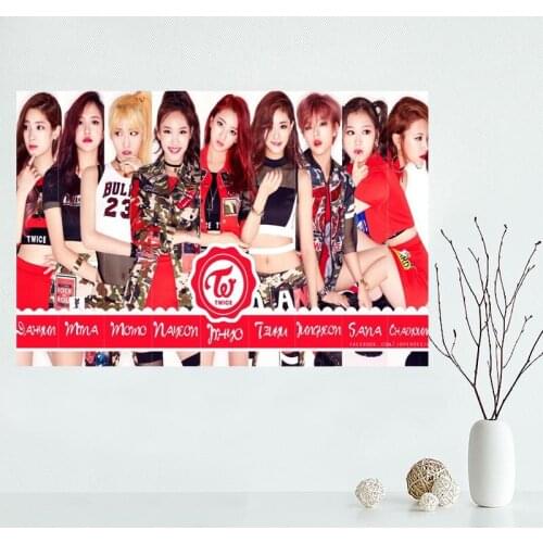 New Products 2020 TWICE Wall Art Canvas Posters And Prints Wall Pictures For Living Room Children Kids Bedroom Decor