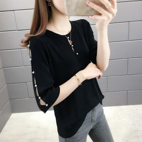 Женские трикотажные футболки OHCLOTHING China At AliExpress