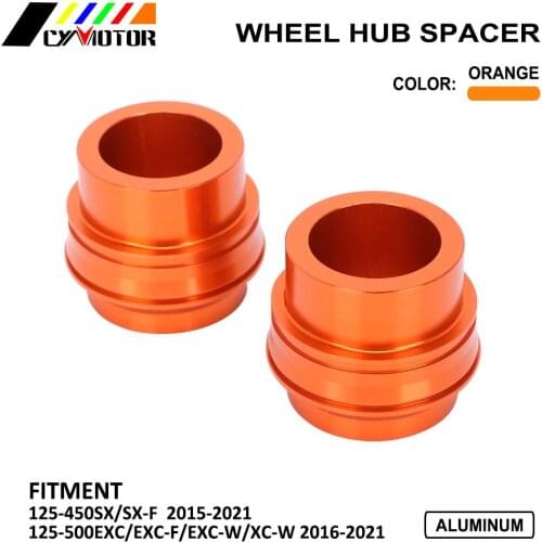 For KTM EXC EXC-F EXC-W XC-W SX SX-F 125 200 250 300 350 450 125-500 CNC Motorcycle 22MM Front Wheel Hub Spacer
