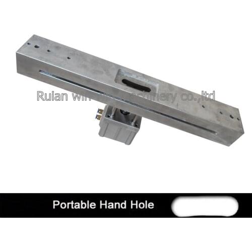 Hole size length 50-74mm width 15-20MM pneumatic punch machine hole puncher for PE PP plastic bag making machine