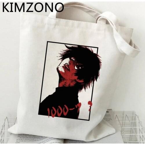 Tokyo Ghoul shopping bag bolsas de tela handbag canvas recycle bag shopper cotton bag sac cabas tote custom
