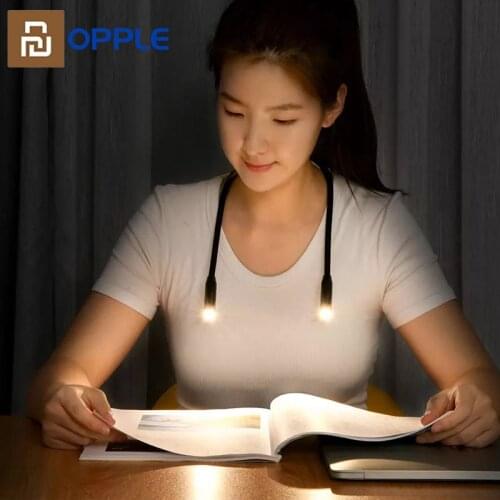 Youpin OPPLE LED Wearable Reading Book Light 4000K Warm White USB Rechargeable Night Lights Flexible Lamp Protable Flashlight