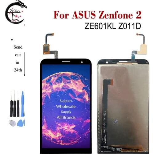 6.0" LCD For ASUS Zenfone 2 Laser ZE601KL LCD Z011D Display Screen Touch Sensor Digitizer Assembly ZE601KL Display Replacement