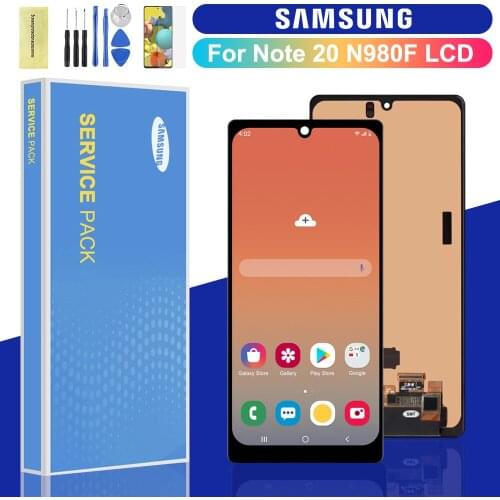 Super AMOLED LCD Display with Touch Screen Digitizer for Samsung Galaxy Note 20 N980 N980F SN980F/DS LCD Repair Parts