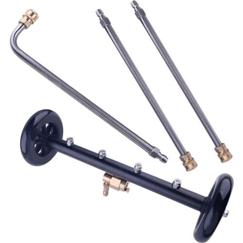 1/4" Quick Connect Pressure Undercarriage Cleaner with Connector for Universal Cars Trucks SUV Trailers 1500-4000 PSI 140° F