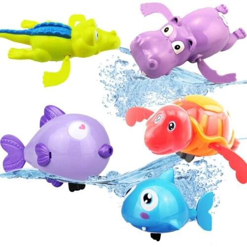 1PCS Children Boys Girls Baby Bath Toys Soft Rubber Duck Squeeze Sound Float Animals Bathroom Swimming Water Toys