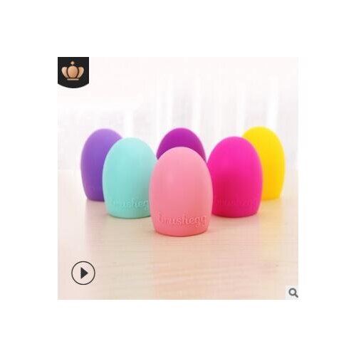 100pcs/lot Hand Type Multi Silicone Facial Brush Wash Eggs Makeup Brush Powder Puff Cleaner Skin Care Tools HA510
