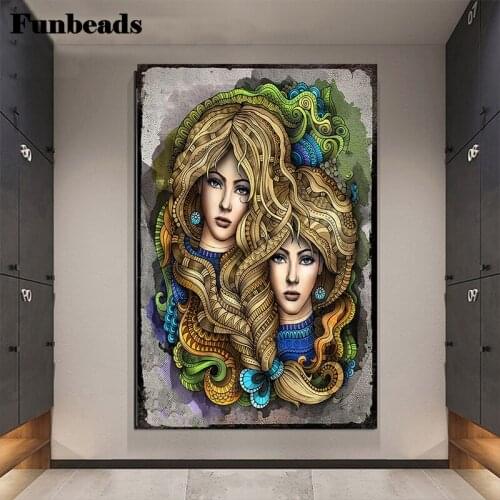 3d round square diamond embroidery Gemini Diy full diamond painting stitch cross mosaic picture rhinestones home art decoration