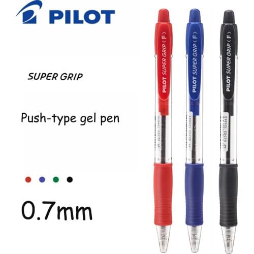 6 Pcs/Lot Wholesale BallPoint Pen 0.7MM JAPAN PILOT Super Click BPGP-10R-F office and school Ball point pen