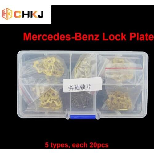 CHKJ 100PCS/Lot Locking Reed Plate For Mercedes For Benz For Honda Car Lock Reed Plate Half Repair Accessories Locksmith Tool