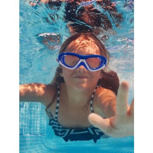 Kids Swim Goggles Children Toddlers Protection Swimming Glasses Training Sunglasses Anti Fog UV Protection With Eyewear Cases