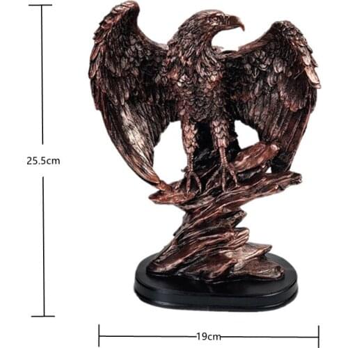 European resin crafts bar animal head ornaments home partition creative sculpture ornaments eagle ornaments office