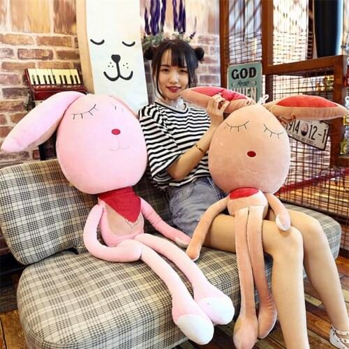 Fancytrader 150cm Lovely Plush Soft Cartoon Rabbit Toy Stuffed Giant 59'' Animal Bunny Nice Lover Gift