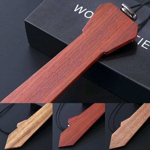 2018 New Natural Vintage Leisure Wooden Ties For Men Accessories Necktie Made By Hand Stropdas Heren Krawatte Pajarita Madera