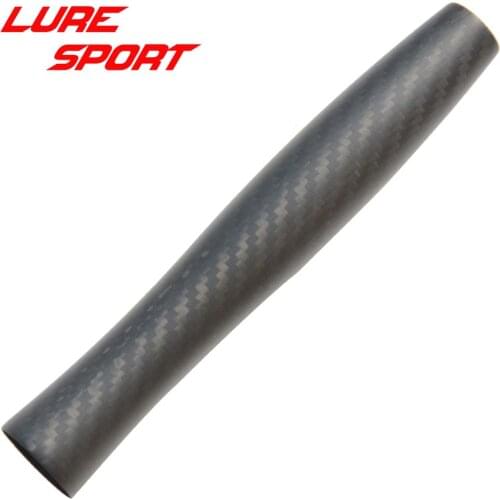 LureSport 2pcs woven carbon 17cm fly rod Grip 3K carbon handle Rod Building component Rod Repair DIY blank