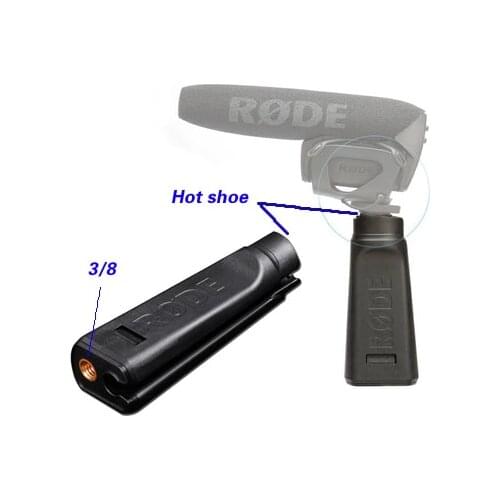 The microphone Hot shoe handle for MC-50/SGC-598/RODE VideoMic DSLR Camera