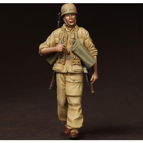 1/35 Resin Model figure GK Soldier soldier Brigade Ramcke El Alamein WWII Military theme Unassembled and unpainted kit