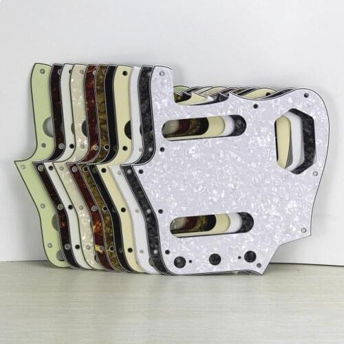 FLEOR 10 Hole Guitar Scratch Plate Jaguar Pickguard ,13 colors for Options