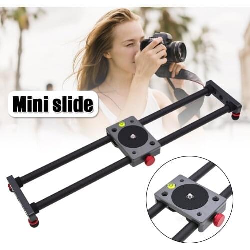Desktop Mini Slider for Camera Universal Carbon Fiber Video Stabilizer Rail for Photography DSLR Camera Accessories JR D