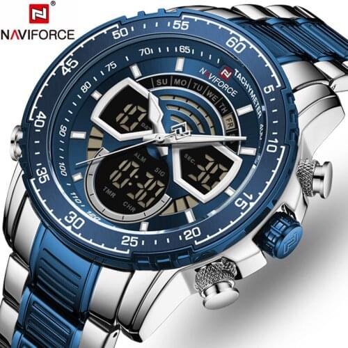 NAVIFORCE Top Brand Luxury Mens Watches Casual Date Luminous Fashion Clock Quartz Sport Waterproof Watch Men Relogio Masculino
