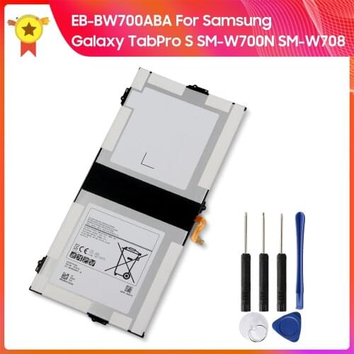 Original Laptop Battery EB-BW700ABA EB-BW700ABE for Samsung Galaxy TabPro S SM-W700N SM-W708 Tab Pro S Genuine Battery 5200mAh