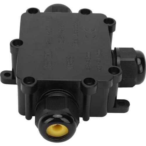 Outdoor Waterproof Junction Box Waterproof Junction Box Imported PC 3 Way Outdoor Electrical Cable Connector Case for Home for