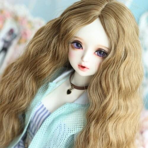 2021 Bjd doll wig 1/3 1/4 1/6 1/8 various color doll accessories long curly hair