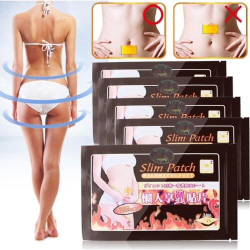 100Pcs Slimming Navel Stick Slim Patch Weight Loss Burning Fat Patch Fat Burning Health Care Chinese Herbal Medical Plaster